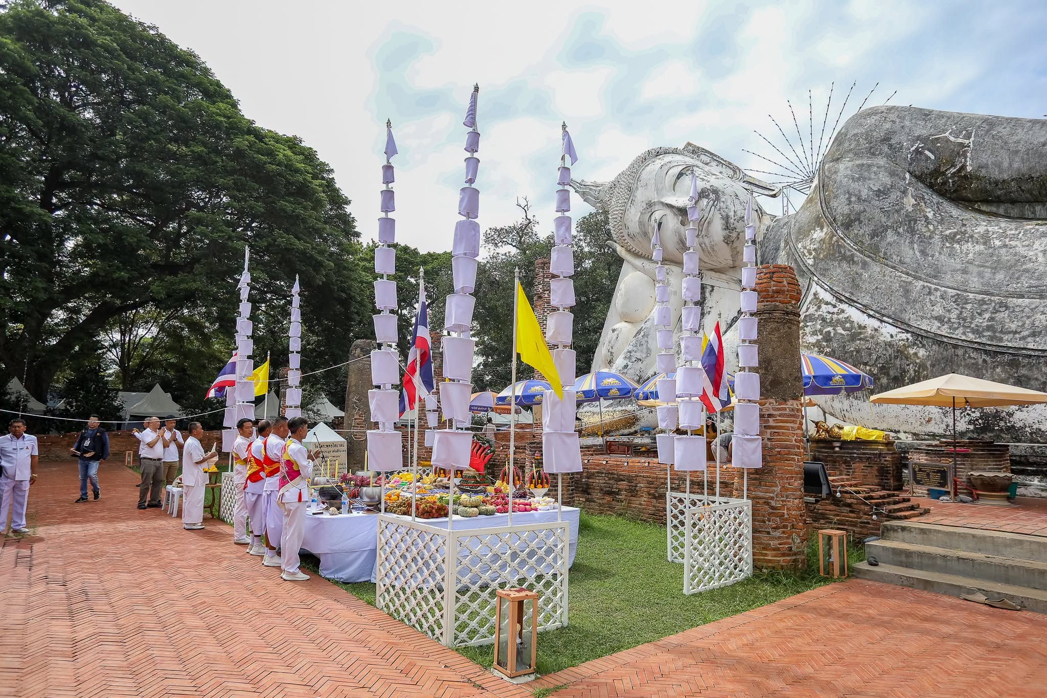title - ส.ป.ก.อ่างทองเข้าร่วมพิธีมหามงคลบวงสรวงพระพุทธไสยาสน์ขุนอินทประมูลและสิ่งศักดิ์สิทธิ์วัดขุนอินทประมูล 🙏